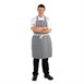 Tablier bavette Whites carreaux noirs et blancs
