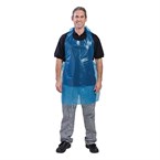 Tabliers jetables en polyéthylène bleus 14,5 microns (Boîte de 100)