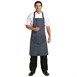 Tablier bavette avec poche Whites rayé marine et blanc