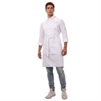 Tablier bavette Chef Works blanc
