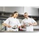 Veste de cuisine mixte Whites Vegas manches courtes blanche