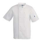 Veste de cuisine Whites Vegas mixte manches courtes blanche XXL