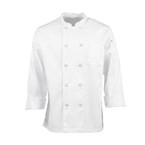 Veste de cuisine mixte Le Mans Chef Works blanche XL