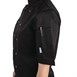 Veste de cuisine mixte Whites Vegas manches courtes noire