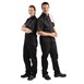 Veste de cuisine mixte Whites Vegas manches courtes noire