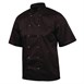 Veste de cuisine mixte Whites Vegas manches courtes noire