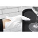 Gants de service pour homme blancs