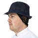 Chapeau Trilby bleu marine avec résille