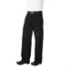 Pantalon de cuisine mixte Chef Works Professionnel chevrons noirs