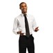 Chemise mixte Uniform Works manches longues blanche