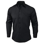 Chemise habillée mixte Uniform Works noire