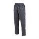 Pantalon de cuisine mixte Baggy Chef Works rayé noir et blanc
