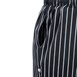 Pantalon de cuisine mixte Baggy Chef Works rayé noir et blanc