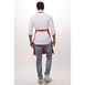 Tablier bavette Chef Works rouge