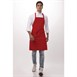 Tablier bavette Chef Works rouge