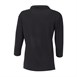 T-shirt à col en V pour femme Chef Works Noir