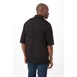 Veste de cuisine mixte Cool Vent Chef Works Montreal à manches courtes noire 