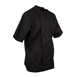 Veste de cuisine mixte Cool Vent Chef Works Montreal à manches courtes noire 