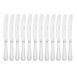 Couteau de table Olympia Bead manche solide (Lot de 12)