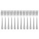 Fourchette à dessert Olympia Bead (Lot de 12)