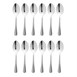 Cuillère à soupe ronde Olympia Bead (Lot de 12)