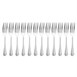Fourchette de table Olympia Jesmond (Lot de 12)