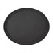 Plateau ovale antidérapant en polypropylène noir Olympia Kristallon 685mm