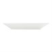 Assiette carrée à large bord blanche Olympia (Lot de 6)