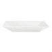Assiette carrée à large bord blanche Olympia (Lot de 6)