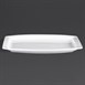 Assiette rectangulaire Olympia Whiteware 320mm (Lot de 6)