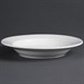 Assiettes creuses blanches Olympia 270mm (Lot de 6)