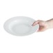 Assiettes creuses blanches Olympia 270mm (Lot de 6)