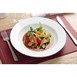 Assiettes creuses blanches Olympia 270mm (Lot de 6)