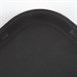 Plateau rectangulaire antidérapant en polypropylène Olympia Kristallon noir 