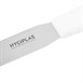 Couteau spatule droit Hygiplas blanc 205mm