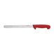 Couteau à trancher denté Hygiplas rouge 255mm