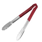 Pince de service à code couleur Hygiplas 300mm rouge