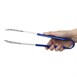 Pince de service à code couleur Hygiplas 300mm bleue