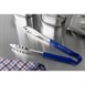 Pince de service à code couleur Hygiplas 300mm bleue