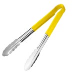 Pince de service à code couleur Hygiplas 300mm jaune