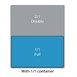 Couvercle inox GN 1/1 avec encoche Vogue
