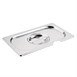 Couvercle inox GN 1/4 avec encoche Vogue