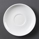 Soucoupes empilables Olympia Whiteware (Lot de 12)