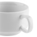 Tasses à espresso empilables Olympia Whiteware 85ml (lot de 12)