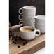 Tasses à espresso empilables Olympia Whiteware 85ml (lot de 12)