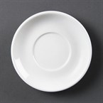 Soucoupe pour tasse à espresso empilable blanche Olympia (Lot de 12)