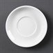 Soucoupe pour tasse à espresso empilable blanche Olympia (Lot de 12)