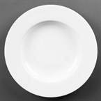 Assiettes à pâtes blanches 310mm Olympia (Lot de 4)