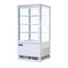 Vitrine réfrigérée portes incurvées Polar Série C 86L blanche