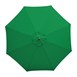 Parasol rond Bolero vert 3m